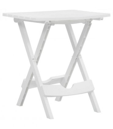 vidaXL Folding Garden Table 45.5x38.5x50 cm White