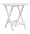 vidaXL Folding Garden Table 45.5x38.5x50 cm White