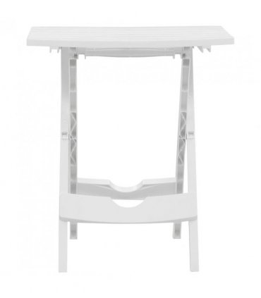 vidaXL Folding Garden Table 45.5x38.5x50 cm White