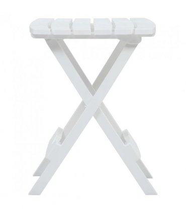 vidaXL Folding Garden Table 45.5x38.5x50 cm White