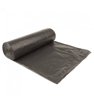 vidaXL Bin Bags with Drawstrings 250 pcs Black 35 L