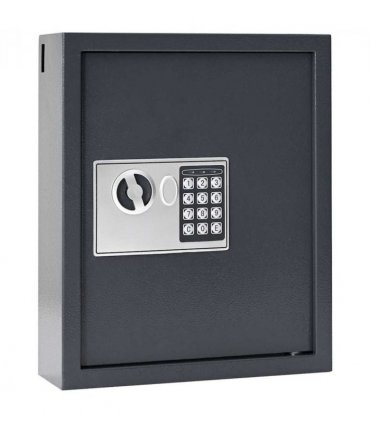 vidaXL Digital Safe with Lock Dark grey 30 x 10 x 36.5 cm Steel