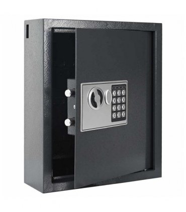 vidaXL Digital Safe with Lock Dark grey 30 x 10 x 36.5 cm Steel