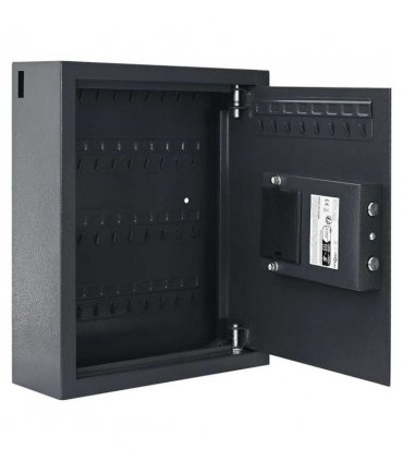 vidaXL Digital Safe with Lock Dark grey 30 x 10 x 36.5 cm Steel