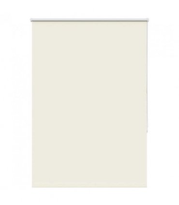 vidaXL Roller Blind Blackout Off White 105x130 cm Fabric Width 100.7 cm Polyester