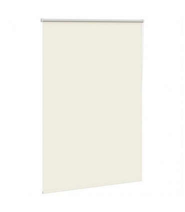 vidaXL Roller Blind Blackout Off White 105x130 cm Fabric Width 100.7 cm Polyester