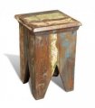 vidaXL Stool Solid Reclaimed Wood