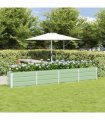vidaXL Planter Green 320 x 40 x 45 cm Steel