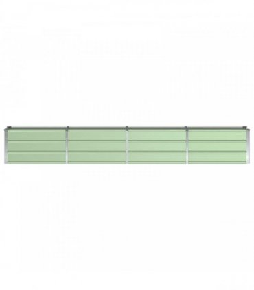 vidaXL Planter Green 320 x 40 x 45 cm Steel
