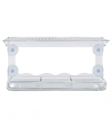 vidaXL Window Bird Feeders 2 pcs Acrylic 30x12x15 cm