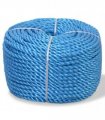 vidaXL Twisted Rope Polypropylene 8 mm 500 m Blue