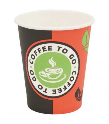 vidaXL Paper Coffee Cups with Lids 1000 pcs 8oz 240ml