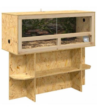 vidaXL Terrarium Brown 100 x 40 x 90 cm OSB
