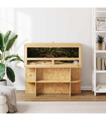 vidaXL Terrarium Brown 100 x 40 x 90 cm OSB