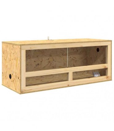 vidaXL Terrarium Brown 100 x 40 x 90 cm OSB