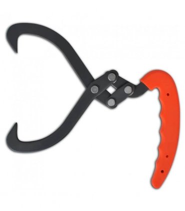 4 pcs Log Tongs with PVC Handle
