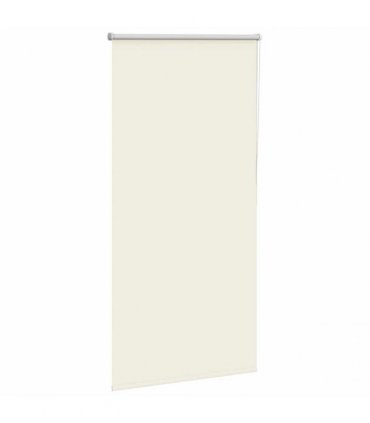 vidaXL Roller Blind Blackout Off White 75x130 cm Fabric Width 70.7 cm Polyester