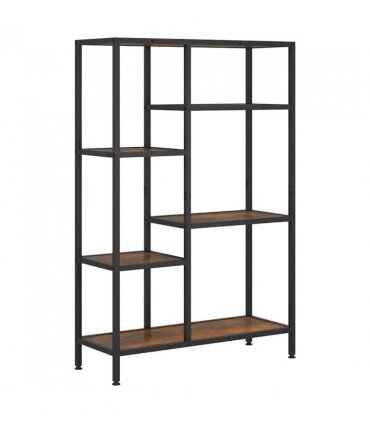 vidaXL Book Shelf 80x30x120 cm Steel and Engineered Wood