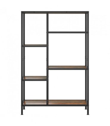 vidaXL Book Shelf 80x30x120 cm Steel and Engineered Wood