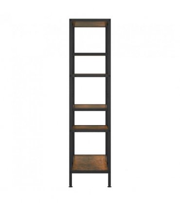 vidaXL Book Shelf 80x30x120 cm Steel and Engineered Wood