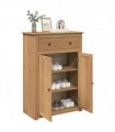 vidaXL Shoe Cabinet PANAMA 80x40x114 cm Solid Wood Pine