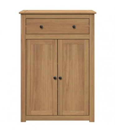 vidaXL Shoe Cabinet PANAMA 80x40x114 cm Solid Wood Pine