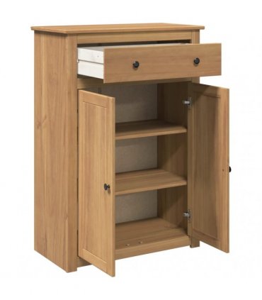 vidaXL Shoe Cabinet PANAMA 80x40x114 cm Solid Wood Pine