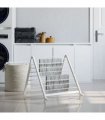 vidaXL Drying Rack for Bathtub Extendable 53-90 cm Aluminium