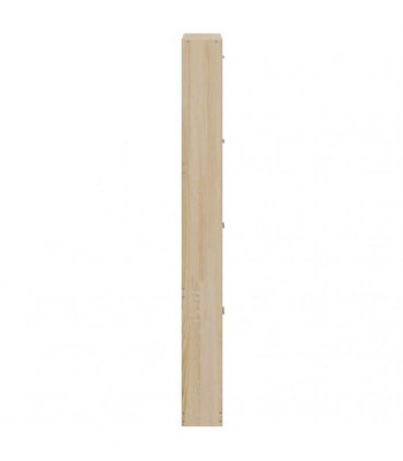 vidaXL Shoe Cabinet Oak 59x17x150 cm Engineered Wood
