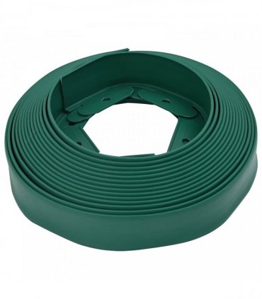 vidaXL Lawn Edgings Green 4000 x 4 x 5 cm Plastic