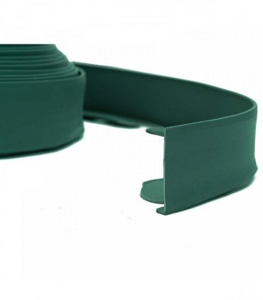 vidaXL Lawn Edgings Green 4000 x 4 x 5 cm Plastic