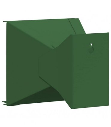 vidaXL Pellet Trap Green 14 x 14 x 19 cm Steel