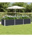 vidaXL Planter Anthracite 240 x 80 x 45 cm Steel