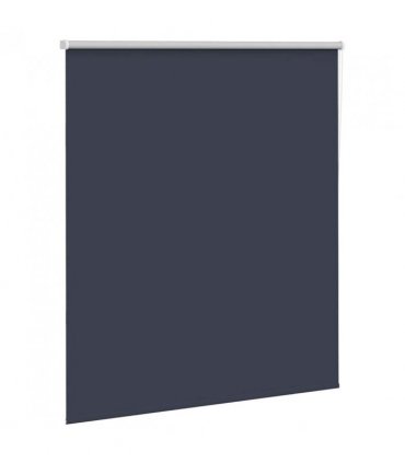 vidaXL Roller Blind Blackout Marine 140x130 cm Fabric Width 136.6 cm Polyester