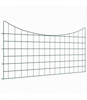 vidaXL Pond Fence Set 5 pcs Green 100 x 50 cm Steel
