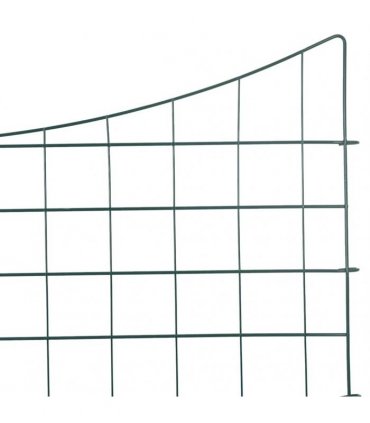 vidaXL Pond Fence Set 5 pcs Green 100 x 50 cm Steel