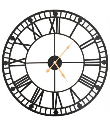 vidaXL Vintage Wall Clock with Quartz Movement Metal 60 cm XXL