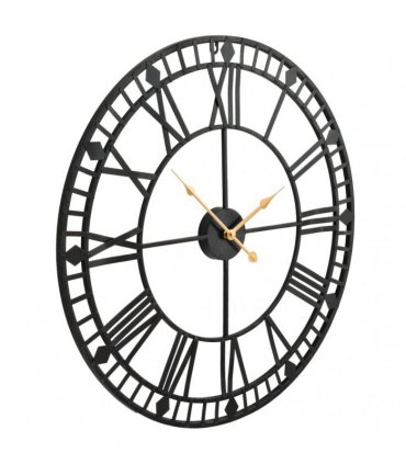 vidaXL Vintage Wall Clock with Quartz Movement Metal 60 cm XXL