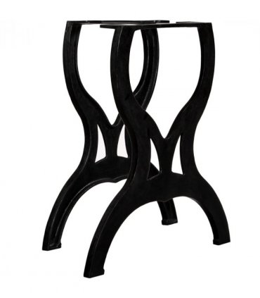 vidaXL Dining Table Legs 2 pcs X-Frame Cast Iron
