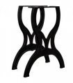 vidaXL Dining Table Legs 2 pcs X-Frame Cast Iron