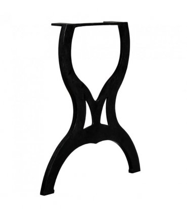 vidaXL Dining Table Legs 2 pcs X-Frame Cast Iron