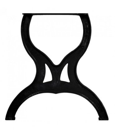 vidaXL Dining Table Legs 2 pcs X-Frame Cast Iron