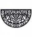 vidaXL Door Mat Half Round 45x75 cm Rubber
