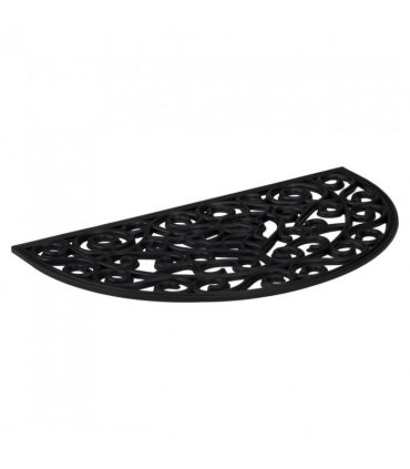 vidaXL Door Mat Half Round 45x75 cm Rubber