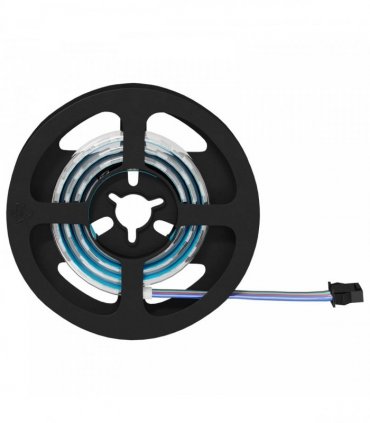 vidaXL LED Strip 2 pcs Black and Transparent 550 mm Copper and Plastic
