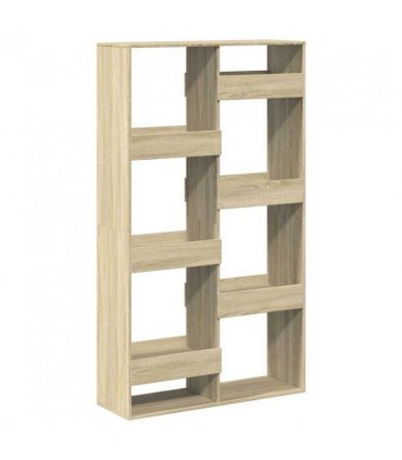 vidaXL Bookcase Sonoma Oak 100x33x175 cm Engineered Wood