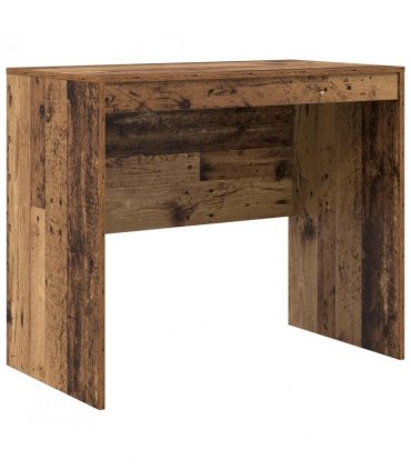 vidaXL Desk with Drawer with Shelf with Storage 2 pcs Old Wood