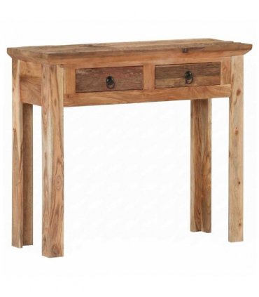 vidaXL Console Table 90.5x30x75cm Solid Acacia Wood and Reclaimed Wood