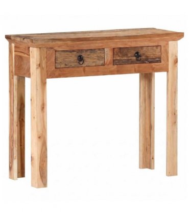 vidaXL Console Table 90.5x30x75cm Solid Acacia Wood and Reclaimed Wood