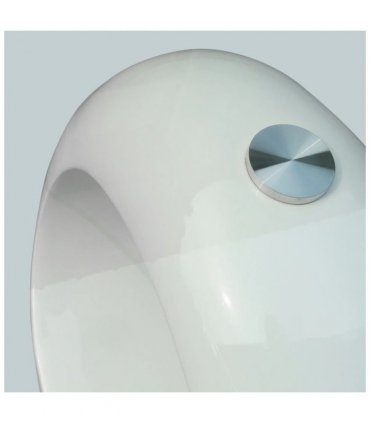 vidaXL Coffee Table with Oval Glass Top High Gloss White